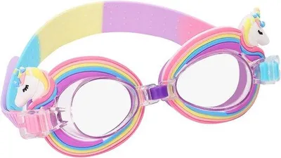 Image de Lunettes de natation pour enfants avec protection UV et traitement anti-buée, souples