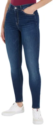 Productafbeelding van Tommy Jeans damesbroek Nora Md Skn Ch0258 Co Dw0dw19254, model: Enganliegend, materiaal: denim, maat: 29W / 28