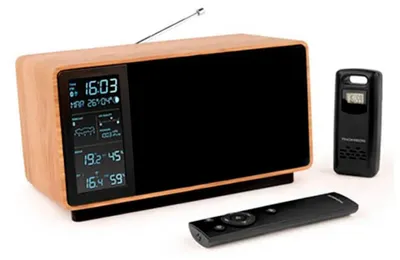 Produktbild von Thomson Ws202tbk Wetterstation Golden Golden One Size