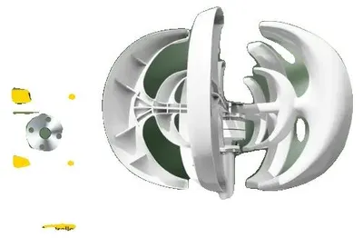 Image de Éolienne, installation facile, haut rendement énergétique, avec contrôleur , 5000 W, 12 V