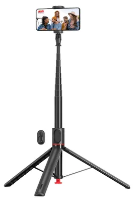 Produktbild von Forcell, Selfie Stick 1.70m mit Stativ für Smartphone, Schwarz