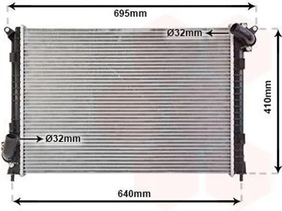 Produktbild von Van Wezel Motorkühler für Mini Mini