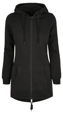 Image de Build Your Brand - Parka en molleton pour femme TN3548 (S) (Noir)