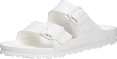Produktbild von Birkenstock Damen-Pantolette mit Tieffußbett Arizona EVA Weiß, Farbe:weiß, EU Größe:35