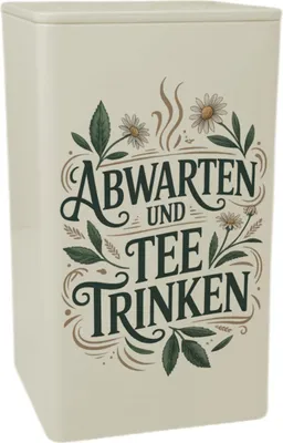 Produktbild von Abwarten und Tee trinken TeeDose 900ml für Teeliebhaber