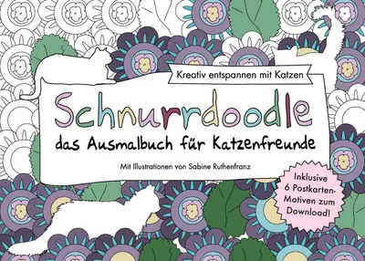 Produktbild von Schnurrdoodle - das Ausmalbuch für Katzenfreunde