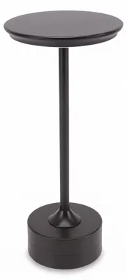 Tragbare LED-Tischlampe, USB, 3 Helligkeitsstufen, Schwarz