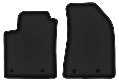 Image de Tapis avant en moquette pour Fiat Bravo II 2007-2012 (à hayon) – 2 pièces, noirs, sur mesure – Wielganizator DURBAN