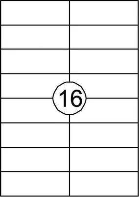 Produktbild von Quantore - Etikett 105x37mm 1600 Stück