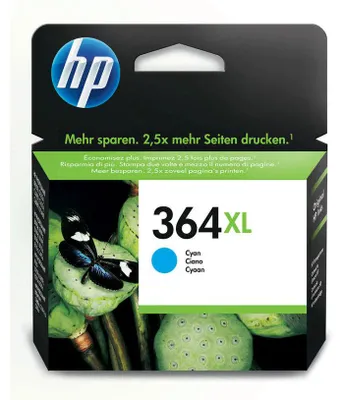 Produktbild von HP - Tintenpatrone CB323EE 364XL blau HC