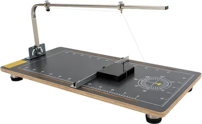 Produktbild von Heißdraht Styroporschneider - T21 - Schneidemaschine für Schaumstoff - Temperatur einstellbar 50–300 °C - Netzbetrieb AC - Schwarz/Silber