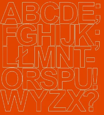 Produktbild von Selbstklebende Buchstabenaufkleber, 10 cm, orange matt