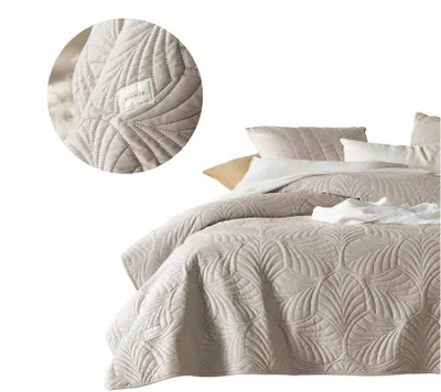Produktbild von Room99 Tagesdecke aus Polyester, 240 cm x 220 cm, Creme