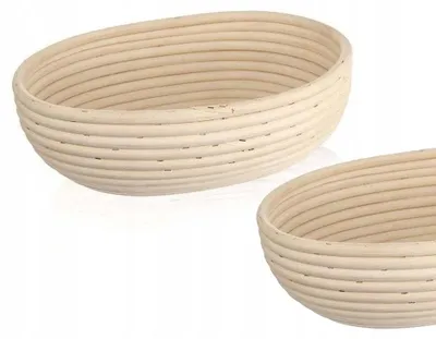 Produktbild von Orion Gärkorb aus Rattan für Brot, robust, 28x22x9cm