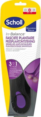 Productafbeelding van Scholl In Balance Inlegzolen Peesplaa Tontsteking Medium (1 Paar)