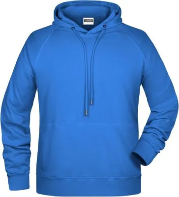 Produktbild von Men's Hoody Kapuzensweat mit Raglanärmeln cobalt, Gr. 4XL