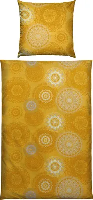 Produktbild von Erwin Müller Bettwäsche curry 1x 135x220 cm + 1x 80x80 cm