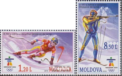 Produktbild von Briefmarken Moldawien 2010 Mi 689-690 (kompl.Ausg.) postfrisch Olympische Winterspiele