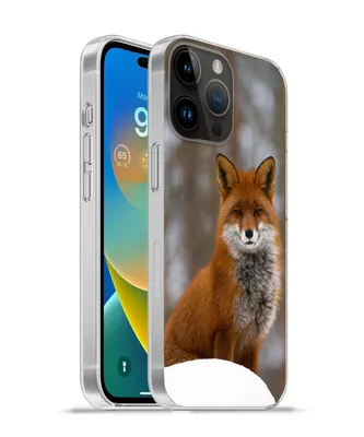 Produktbild von MuchoWow® Handyhülle Schutzhülle Hülle für Apple iPhone 14 Pro - Softcase Fuchs - Wald - Rot Silikon Softcase Handy Hülle - Umschlag