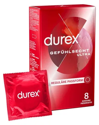 Produktbild von Durex Kondome Gefühlsecht Ultra (8 Stück)