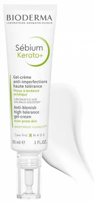 Produktbild von Bioderma Sbium Kerato+ Gel-Creme gegen Akne Hautunreinheiten 30 ml
