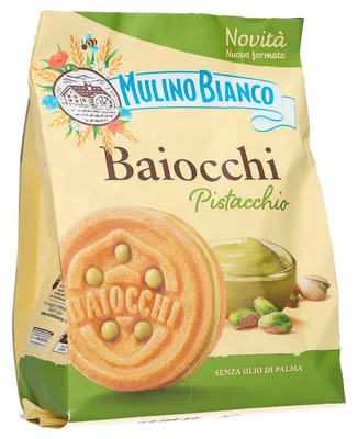 Produktbild von Open Food 8076809583039, e336, e336i, e500, e500ii, e503, e503ii, Crema al pistacchio, Sheabutter, Salz, Molkerei, E500, E336, Stärke, Senf, E336i, Sonnenblumenöl,..., 505 kcal, 9 g, 59 g, 23 g