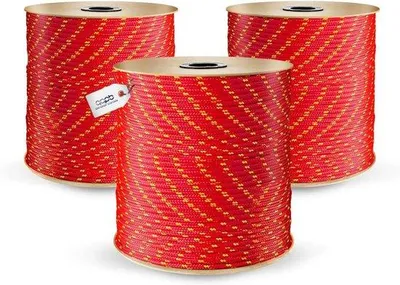 Productafbeelding van Polypropyleen Touw - Gevlochten Lijn Kunststof - Buiten Gebruik - UV-Bestendig Drijvend - 20 mm 25 meter - Zwart