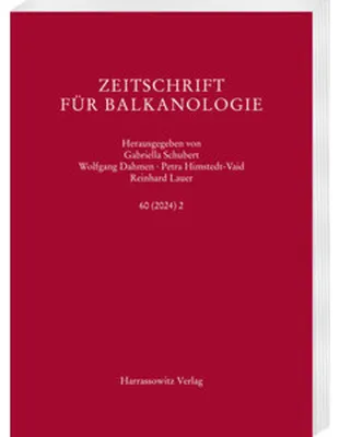 Image de Zeitschrift für Balkanologie 60 (2024) 2