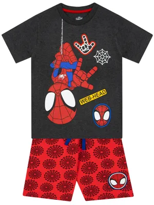 Produktbild von Marvel Spiderman T Shirt Und Shorts Für Jungen | Spidey Und Seine Super-Freunde Kinderkleidung Junge | Sommer Tshirt Kinder Jungen | 110