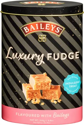 Produktbild von Baileys Luxury Fudge mit irischem Sahnelikör in Geschenkedose 250g