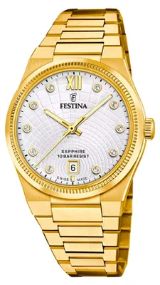 Zdjęcie produktu dla Festina Zegarek Rivé Swiss Made Gold