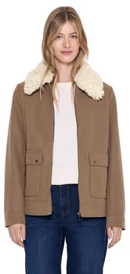 Produktbild von Street One Studio Jacke in Woll-Optik COOKIE BROWN 46