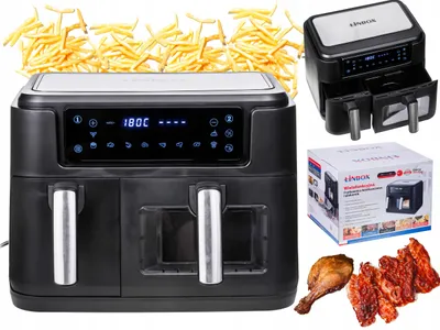 Produktbild von Heißluftfritteuse mit 2 unabhängigen Körben, 8 l, 2500 W