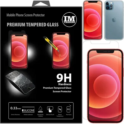 Obrázok produktu pre Puzdro pre IPHONE 12 PRO MAX ochranné puzdro na mobilný telefón + ochranná fólia na displej z 9H skla
