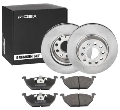 Produktbild von RIDEX Bremsenset Vorne Bremsscheiben Beläge Satz für VW GOLF VI (5K1) 280mm