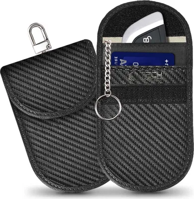 Obrázok produktu pre Klatka Faradaya Tech-Protect Klr100 Pouzdro na bezkľúčový blokátor signálu Rfid Carbon