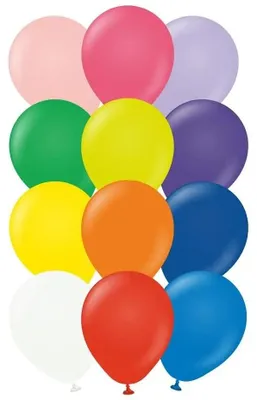 Image de Ballons MIX de couleurs, 100 pièces - Godan