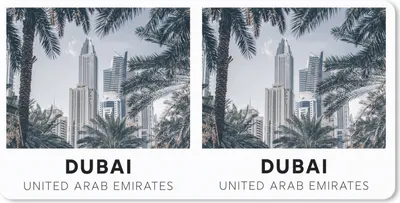 Produktbild von MuchoWow® Schreibtischunterlage Dubai - Blätter - Architektur 80x40 cm - XXL Mauspad - Gaming Mauspad