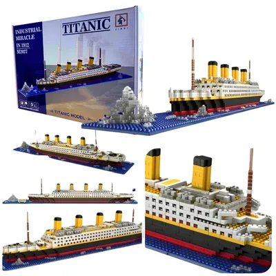 Obrázek produktu pro Sada bloků pro sestavení prvků velké lodi Titanic 1860