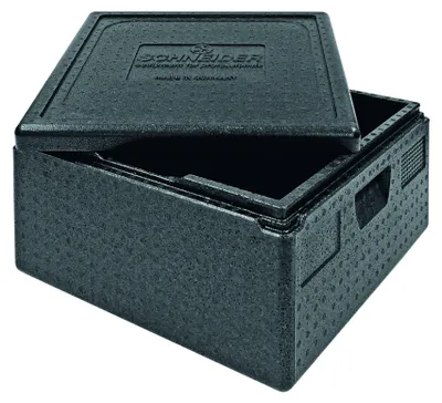 Produktbild von Pizzabox large m. Deckel, Isolierbox 480x480x265mm,Thermobox, Transportbox