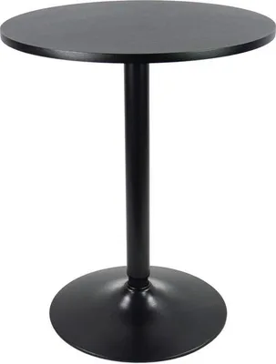 Image de Table de bistrot noire, hauteur 73 cm