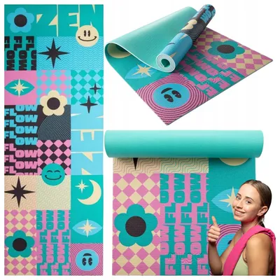 Produktbild von Myga Yogamatte Spirit 6 mm leicht und kompakt