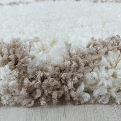 Produktbild von Alvor Shaggy teppich hochflor rund Ø 200cm creme