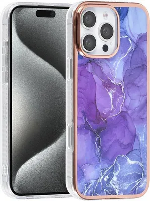 Obrázek produktu pro Pouzdro na telefon TUNIQ pro Apple iPhone 16 Pro – silikonový zadní kryt – mramor