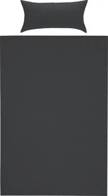 Produktbild von Erwin Müller Bettwäsche Nördlingen" anthrazit 1x 155x200 cm + 1x 40x80 cm"