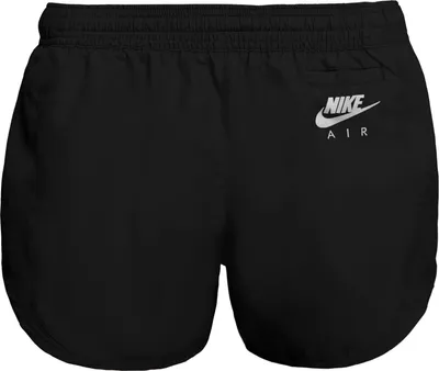 Produktbild von NIKE Damen Laufshorts Sporthose Fitnesshose Running Shorts Air Dri-FIT, Farbe:Schwarz, Größe:S, Artikel:-010 black / white / reflective silver