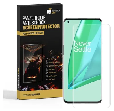 Produktbild von 2x Panzerfolie für OnePlus 9 FULL COVER PET Displayschutz Schutzfolie HD KLAR