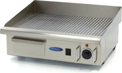 Produktbild von Maxima - Gastro Grillplatte - Gerillt - 55 cm - inkl. Tropfschale