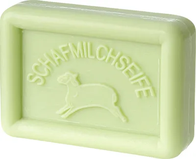 Produktbild von Ovis Schafmilchseife Maiglöckchen, 100% Bio, für die tägliche Dusche, eckig, 100 g