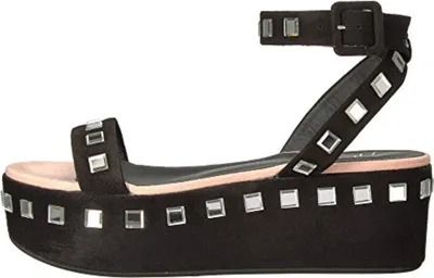 Produktbild von Giuseppe Zanotti Damen Sandalen Sandaletten Plateau schwarz Glitzer Designer Grösse 39